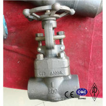 Válvula de acero forjado A105 Lf2 F304 Material
